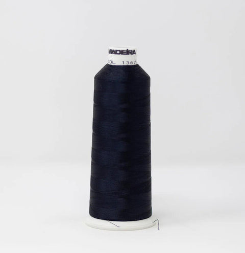 Madeira Rayon 1367 Black Pearl Embroidery Thread 5500 Yards