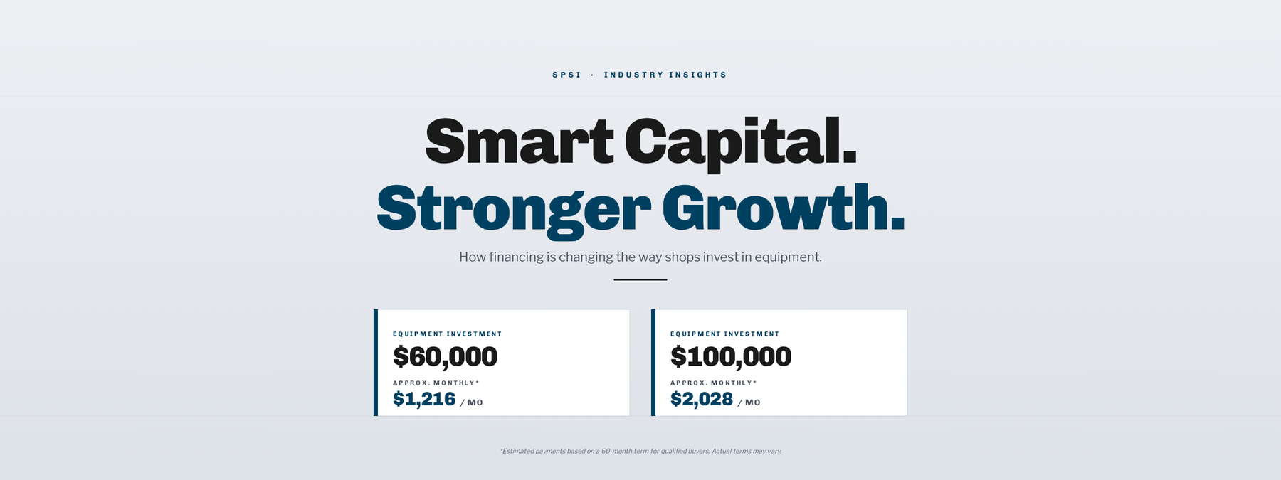 Why More Shops Are Financing Equipment Investments