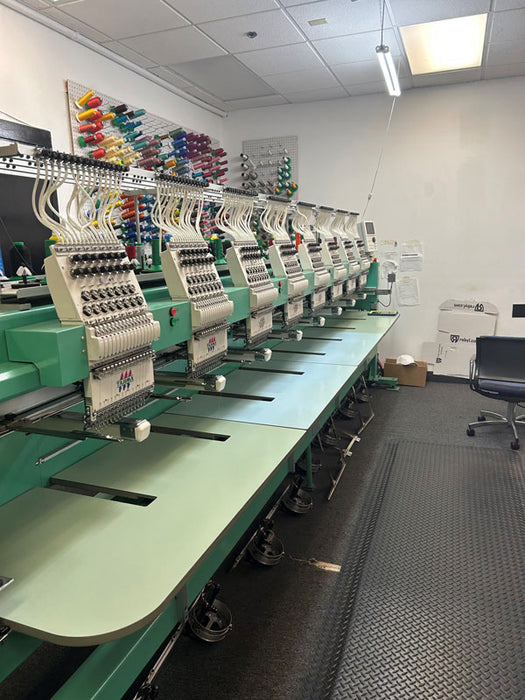 Used Tajima 8 head Stretch Embroidery Machine