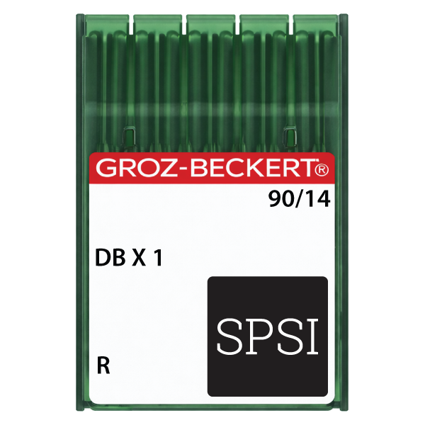 Groz-Beckert DBX1 90/14 R - Sharp Point - Standard Eye 100ct Needles