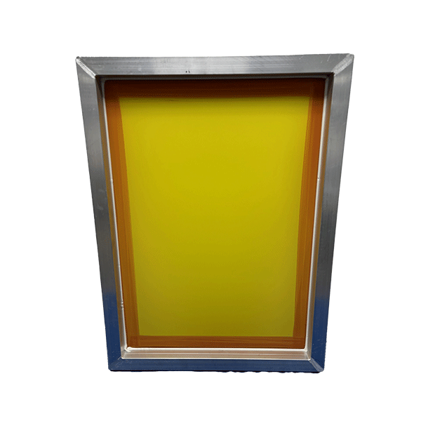 GSF 25" x 36" 158/48 Thin Thread Yellow Mesh Alum Frame