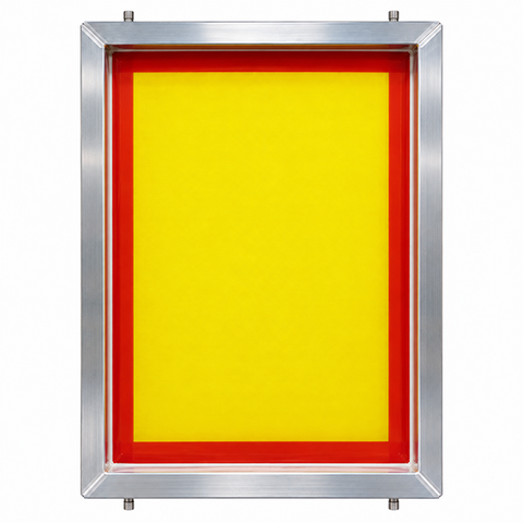 GSF Elite 23" x 31" 230/40 Thin Thread Yellow Mesh Alum Frame W/ MHM Pins