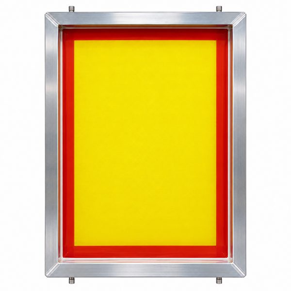 GSF Elite 23" x 31" 230/40 Thin Thread Yellow Mesh Alum Frame W/ MHM Pins
