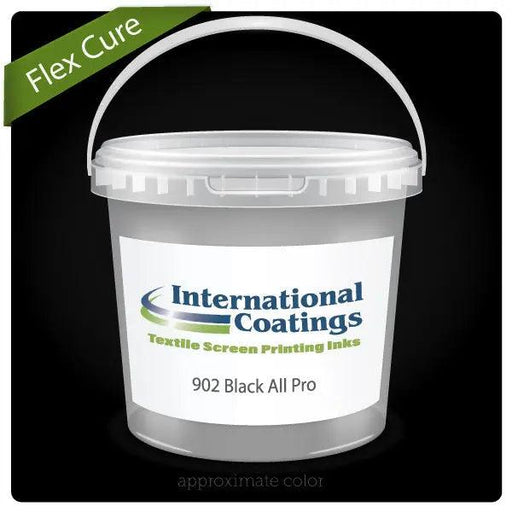 International Coatings 902 Black All-Pro FlexCure Plastisol Ink International Coatings