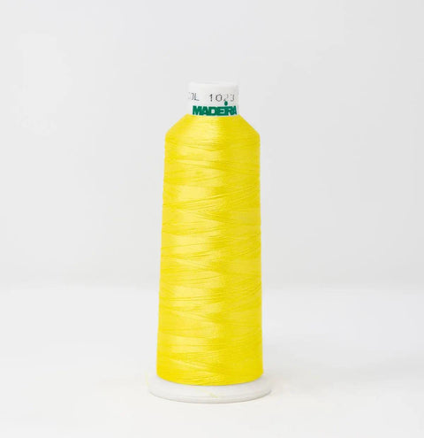 Madeira Rayon 1023 Lemon Embroidery Thread 5500 Yards