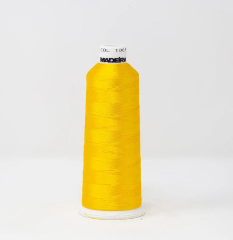 Madeira Rayon 1069 Sunshine Yellow Embroidery Thread 5500 Yards