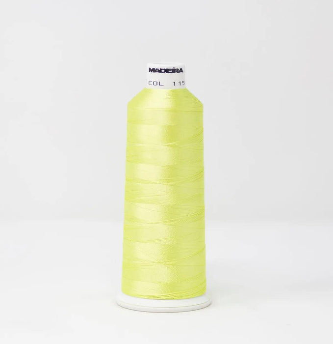 Madeira Rayon 1150 Chartreuse Embroidery Thread 5500 Yards Madeira