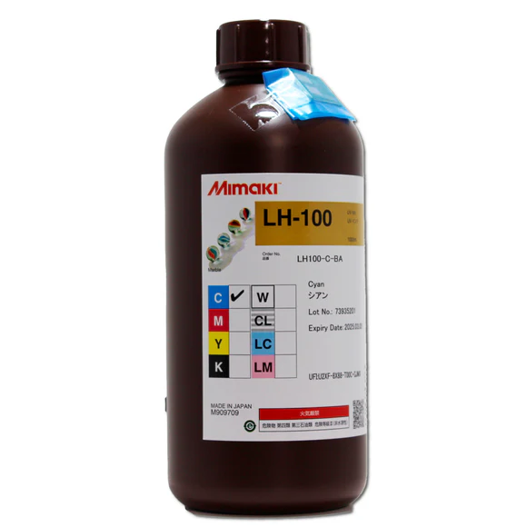 Mimaki LH-100 Cyan UV Curable Ink - 600cc